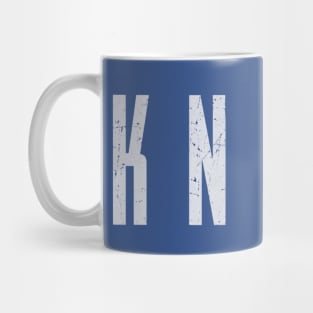 Dawson Knox Buffalo Silhouette Name Mug